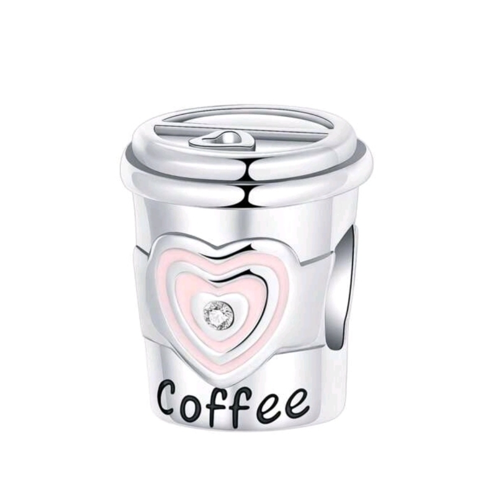 Coffee Cup Pendant Charm
